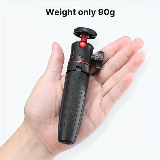 1pc Mini Selfie Stick Tripod Handle, Compatible with Samsung Smartphones, Canon G7X Mark III, Sony ZV-1, RX100 VII, A6400, A6600 Cameras for Video Recording, Extended Tripod with Ball Head, Durable ABS & Polycarbonate Material, No Battery Required