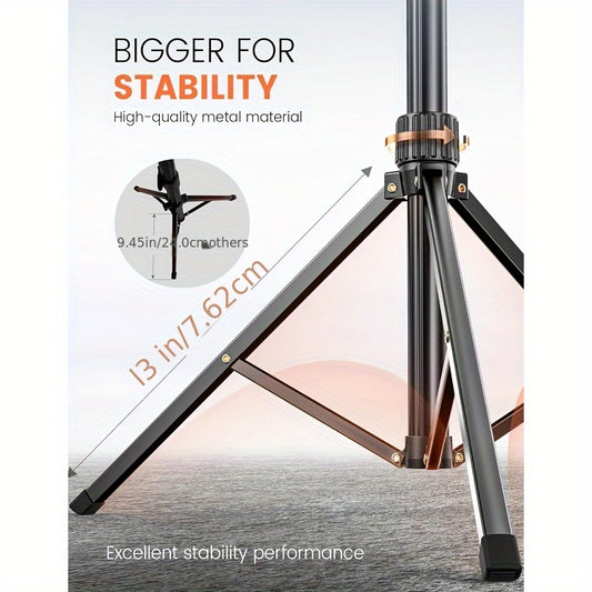 71 Inch Cell Phone Tripod And Selfie Stick, Expandable Cell Phone Tripod Mount, Universal Cell Phone Clip And 180 Degree Swivel, Easy To Carry, Compatible With Cell Phones, Camera Ring Lights